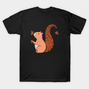 Squirrel and Butterfly T-Shirt